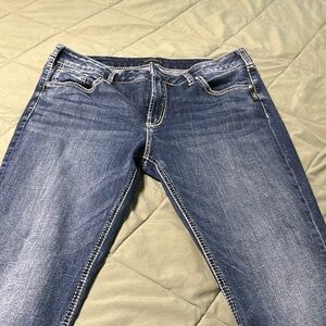 Silver Jeans Blue Skinny Denim